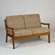 Danish teak 2-seater sofa couch Ole Wanscher vintage mid-century