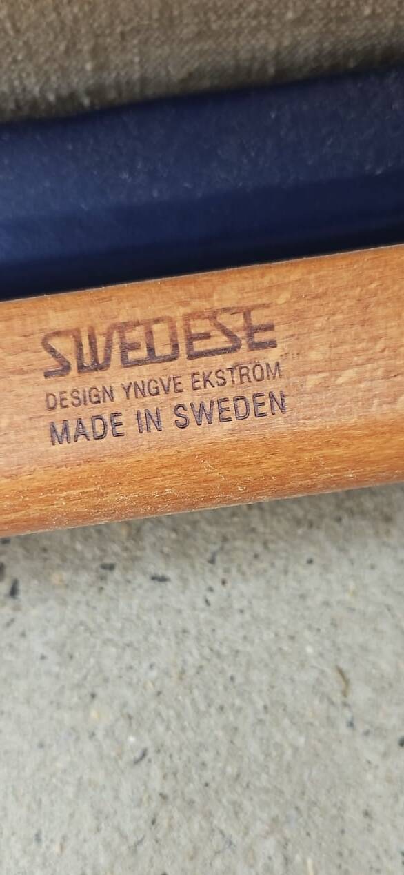 Scandinavian bentwood armchair by Yngve Ekstorm