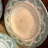 Lot green iron earth plates