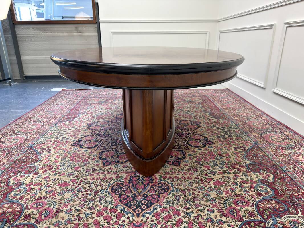 English Globe Wernicke Style Art Deco Conference Table