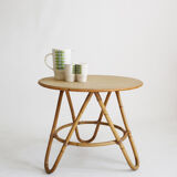 Rattan coffee table from the 60s.