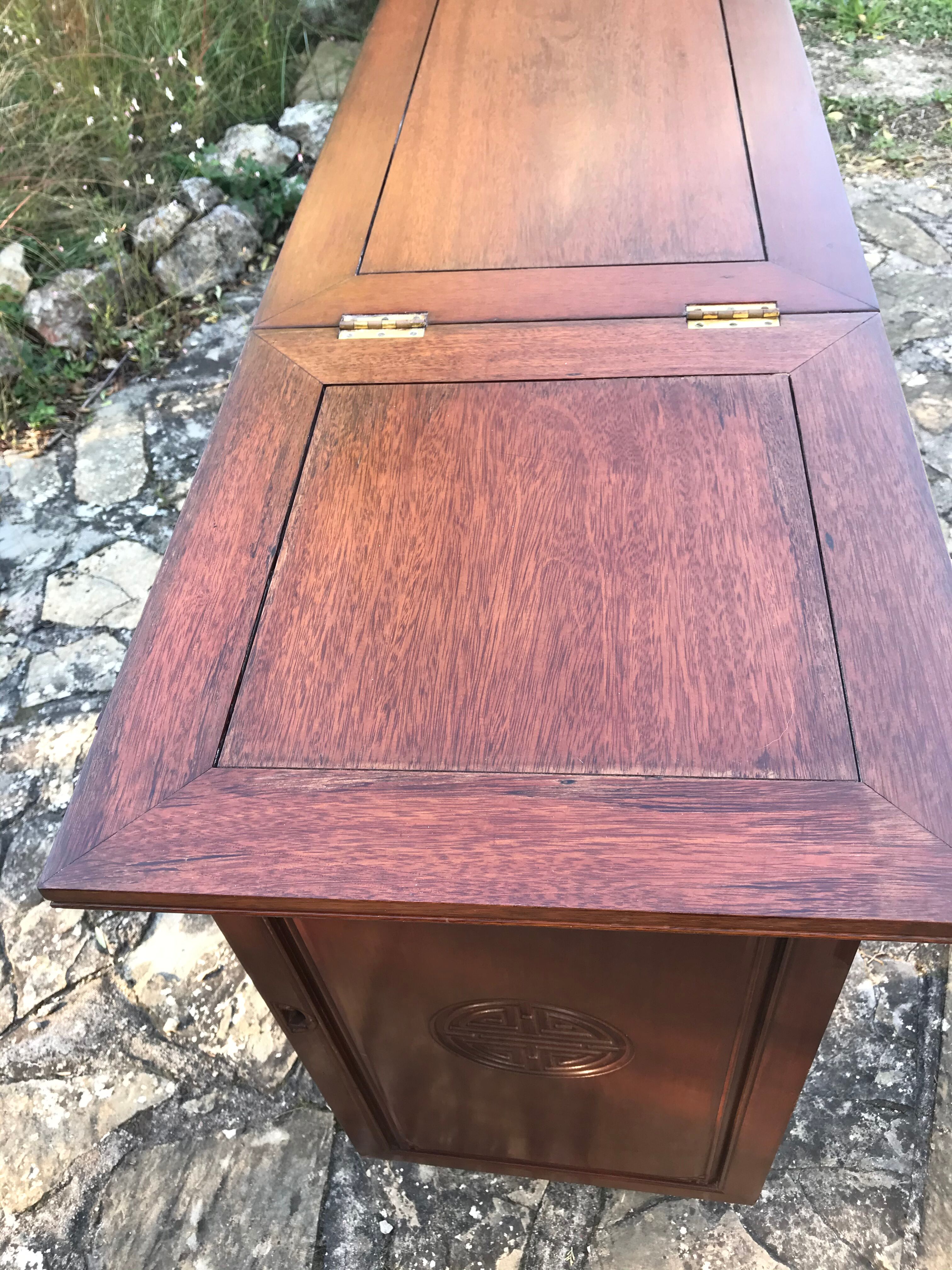 Art Deco rosewood bar