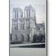 Printed in 1906, Notre-Dame Cathedral, Paris.