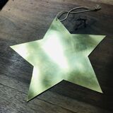Golden brass star