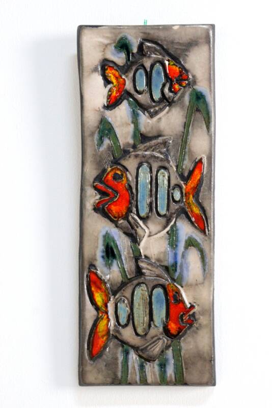 Ruscha wall tile 'Fish'