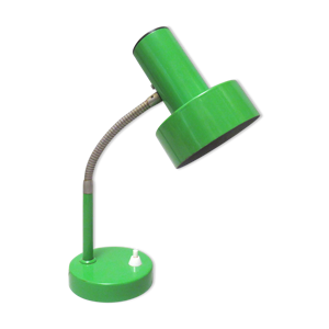 lampe de bureau verte années 70