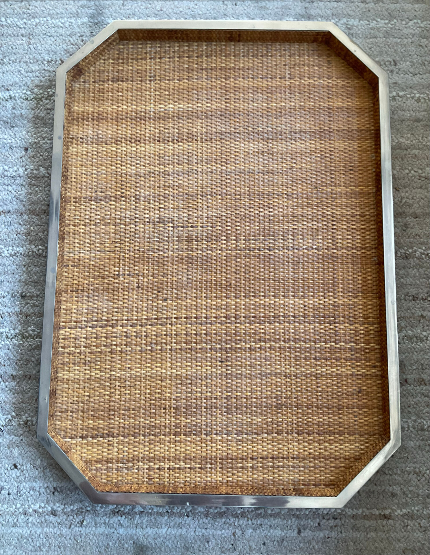 Large Italian serving platter by Tommaso Barbi from the 1970s.