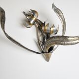 Flower wall lamp by Isabelle & Richard Faure, 1970s