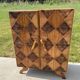 Storage unit, rattan sideboard from the 50s/60s