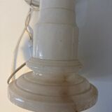 Alabaster lamp foot