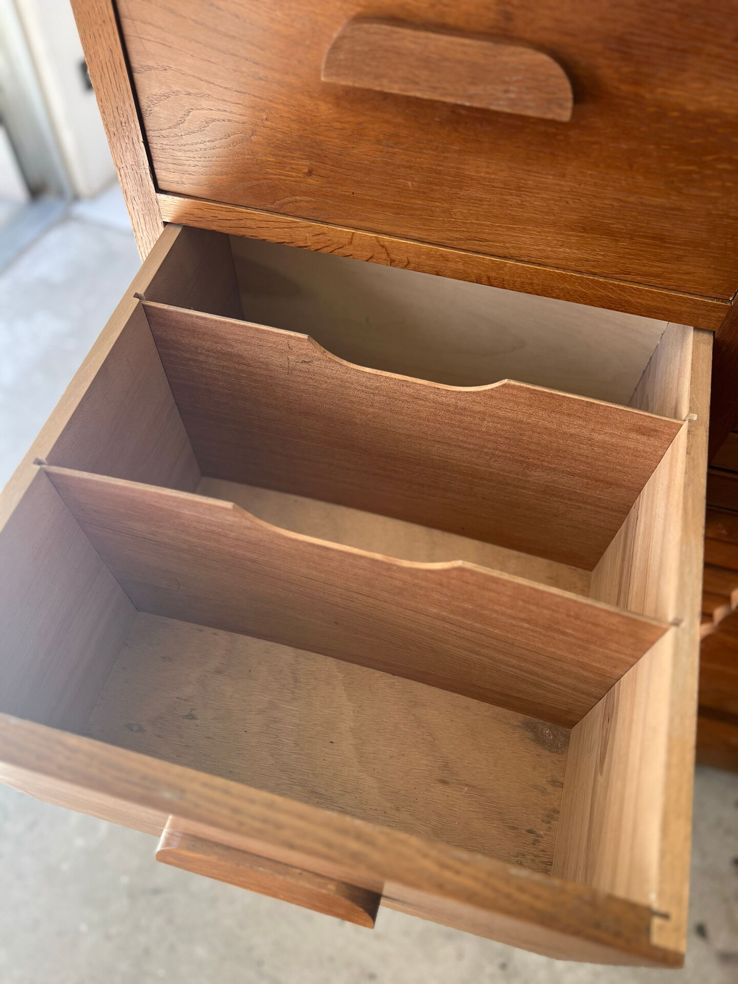 Workbench with plans