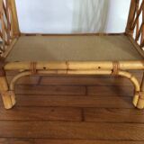 Vintage rattan shelf