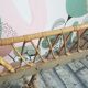 Vintage rattan child bed