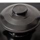 Black Ceramic by Franco Bucci for Pesaro Workshop, Italy, Anni '70
