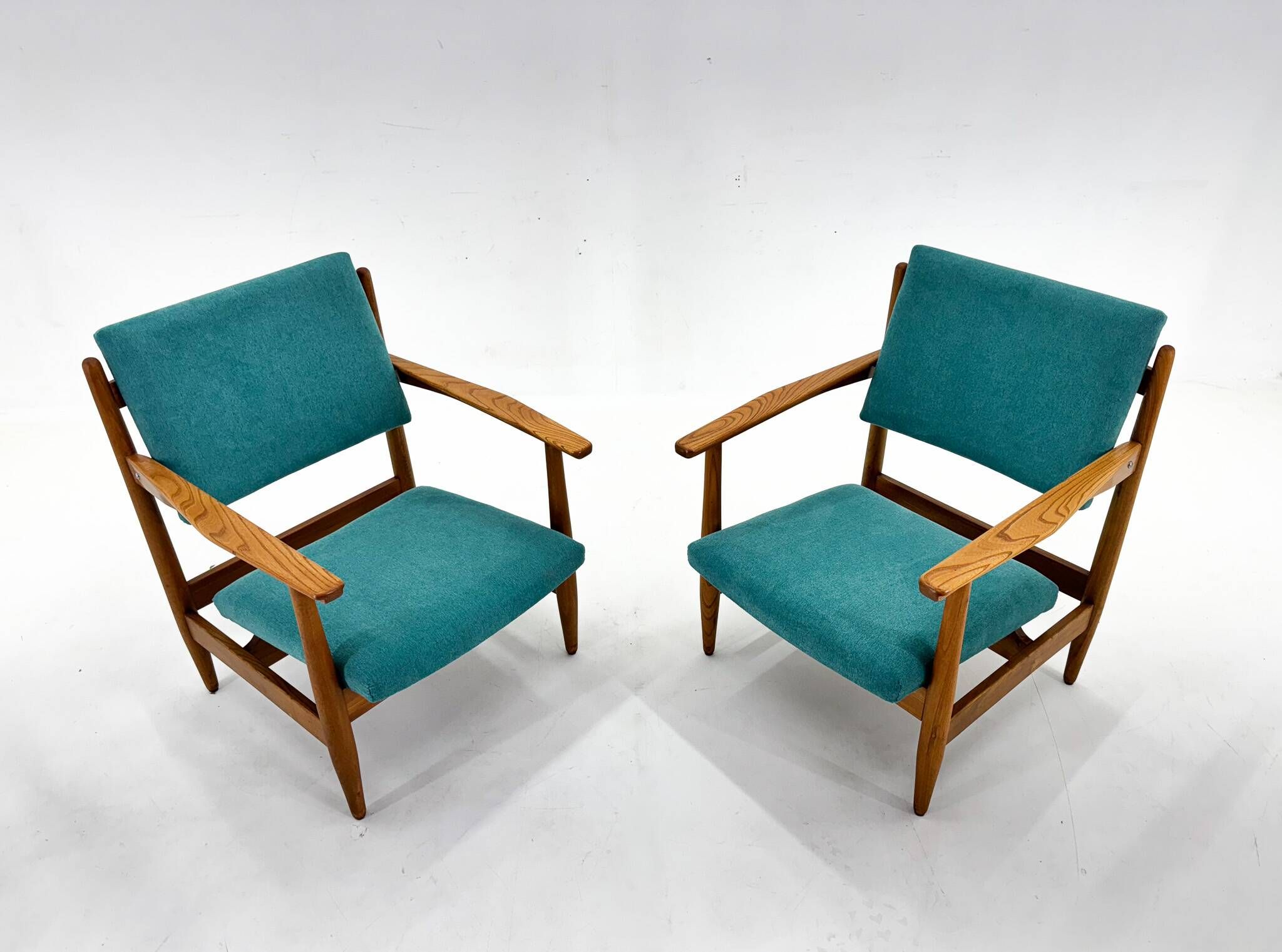 Paire de fauteuils vintage, Tchécoslovaquie, 1970