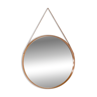 Vintage wooden mirror, Italy, 1960s.