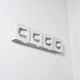 Set of 4 wall lights 2091 by Guy Bertrand for Disderot, circa 1965.
