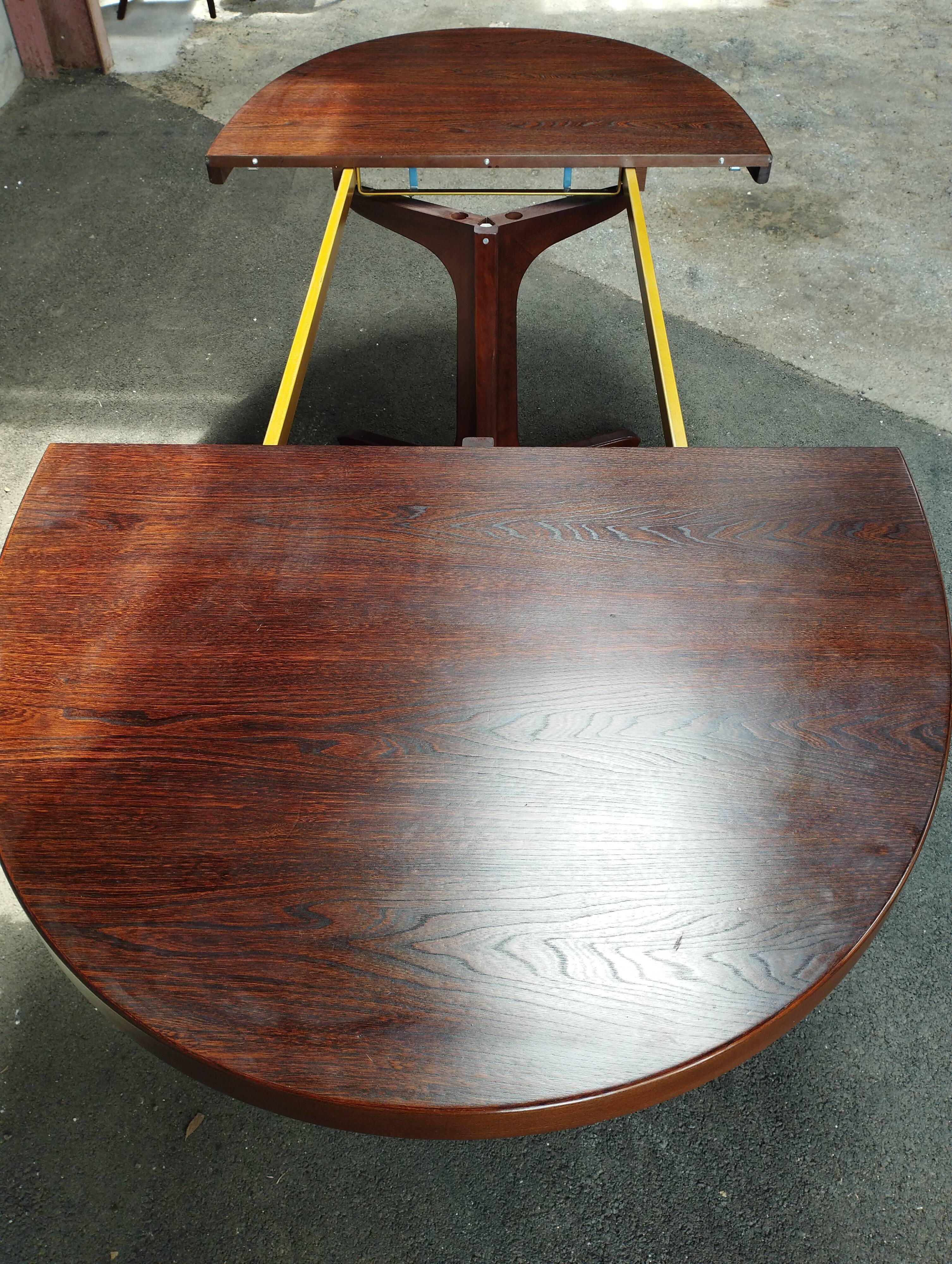 Vintage teak table and chairs set
