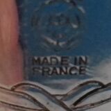 Flacon en verre et son bouchon bleu turquoise