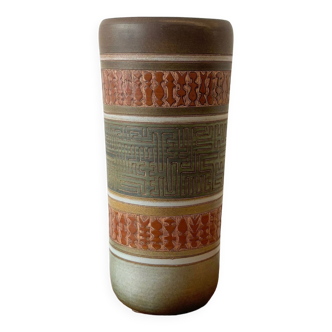 René Maurel cream roll vase
