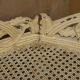 Antique French bergère window bench shabby chic