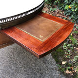 Hot water bottle table with marble