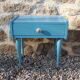 Chevet vintage bleu