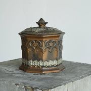 19th-century neo-Gothic tobacco pot.