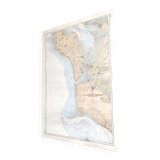Map of Charente Maritime, Oléron Island, West Coast, France, 1976