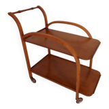 Vintage Mid century oak trolley