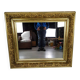 Miroir avec cadre doré