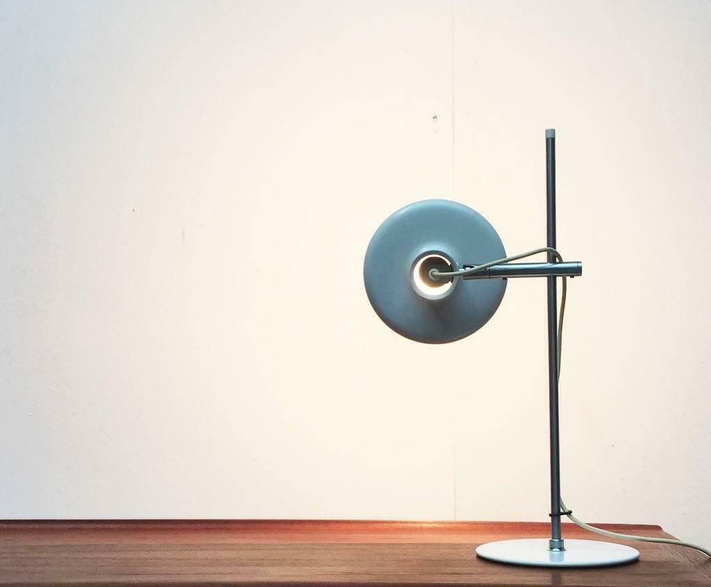 Optima table lamp from the Danish space age mid-century by Hans Due for Fog & Mørup, 1970s.