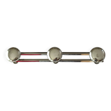 Portemanteau mural en métal chromé