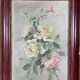 Paire d’huile sur toile « Bouquets de roses »