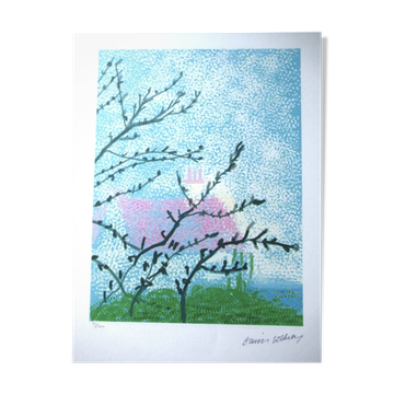 Lithograph by David Hockney, signed and numbered.