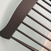 Rocking Chair Black Wood Vintage 1960 — Scandinavian Style