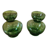 Set of 4 beldi glass bowls