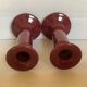 Pair of Bordeaux candlesticks
