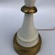 1960s laurel greek key ceramic brass table lamps hollywood regency neoclassical