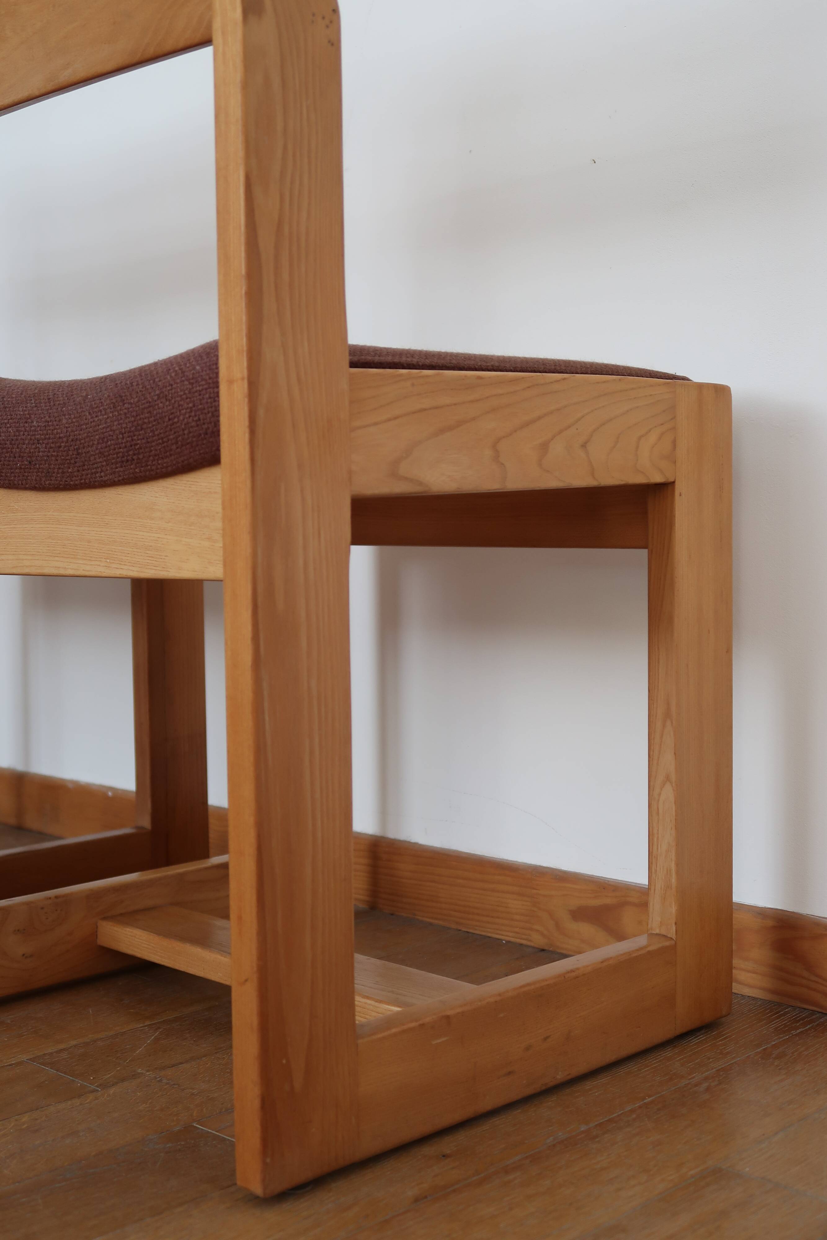 Pair of chairs sleigh Maison Regain