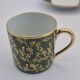Set of 6 multicoloured moka cups in Limoges fine porcelain.