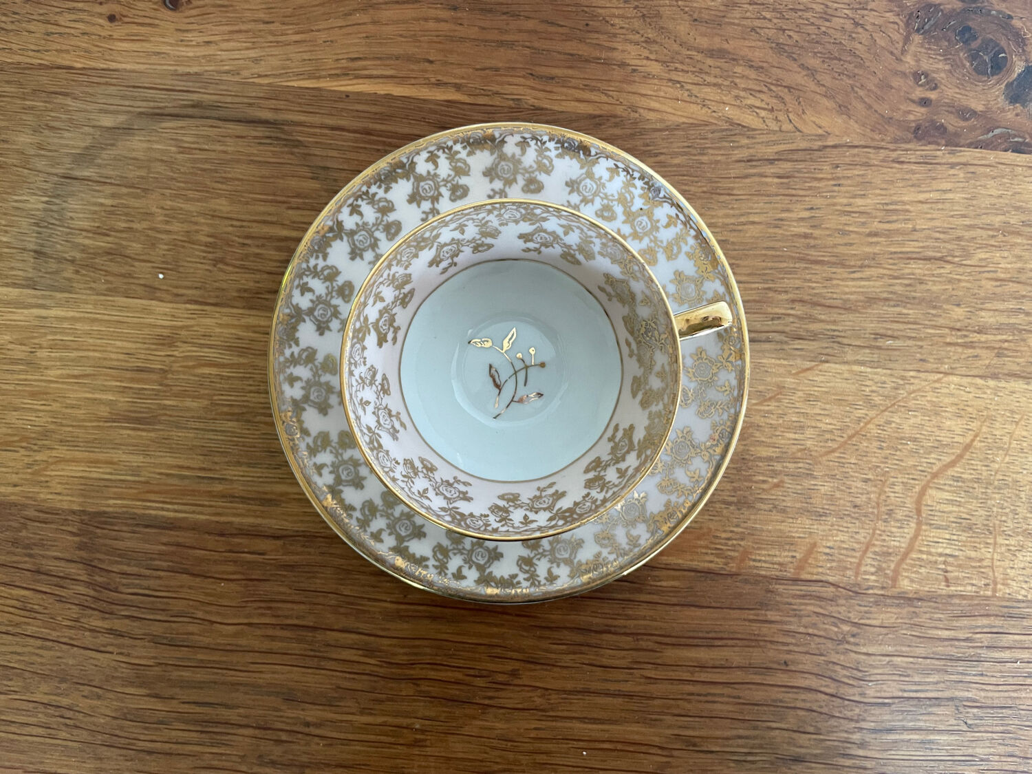 Coffee cup with saucer