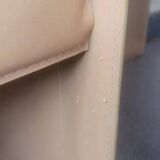 Pair of chairs with Italian design leather armrests