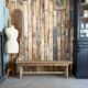 Pair of vintage farmhouse benches (refurbished)