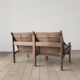 Paire de fauteuils conçus par Torbjørn Afdal en 1962