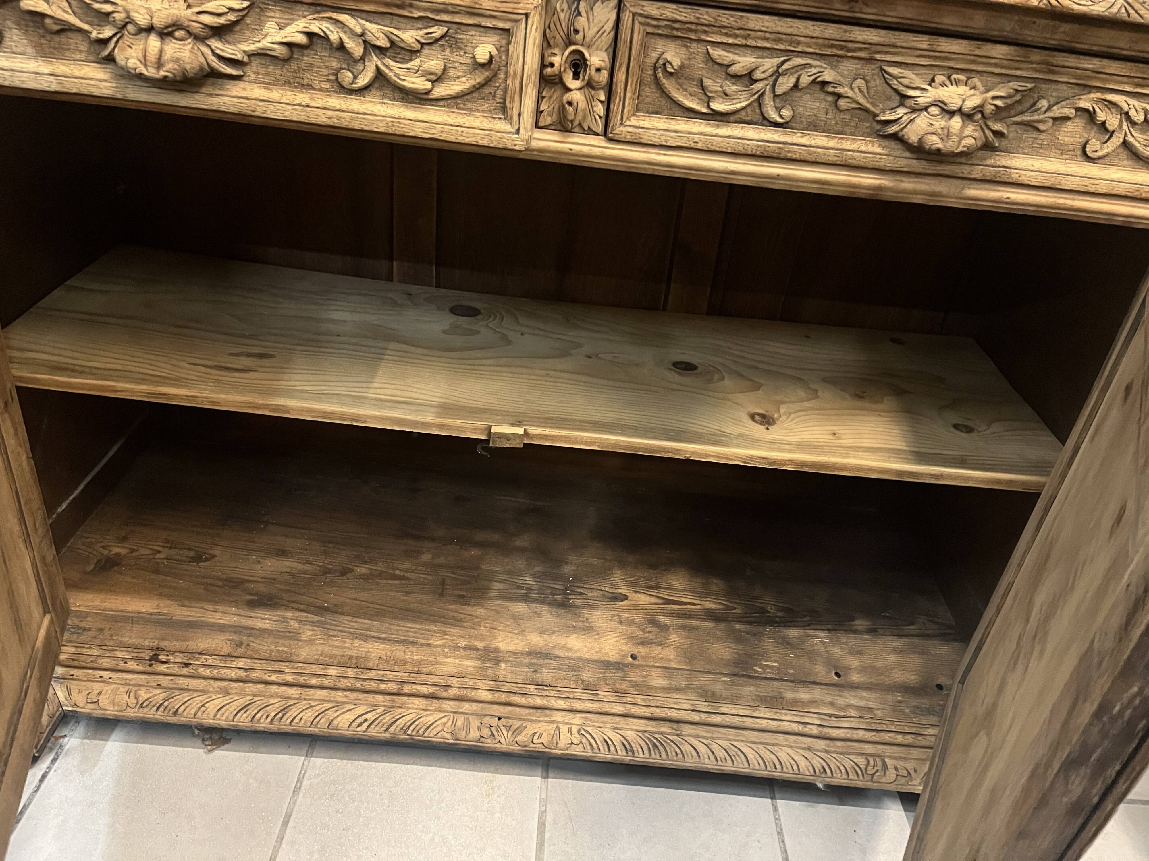 Henri II stripped buffet