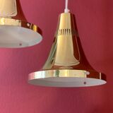 Swedish MidCentury Brass Ceiling Lamps by Hans-Agne Jakobsson for Markaryd