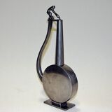 Pewter jug with a faun lid top by GAB Tenn, Sweden 1933