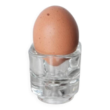 set of 3 glass egg cups by Joe Colombo