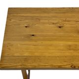 Vintage Scandinavian modern pinewood bench from the 1960's
